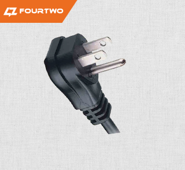 Ul Cul Approved Us 90 Degree 110v 3pin Ac Plug