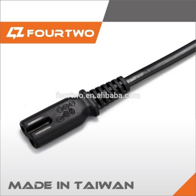 finger eight plug with vde enec approval 2.35 made in taiwan power cord